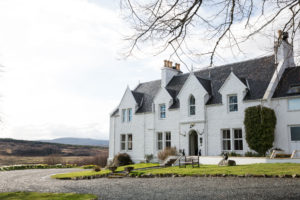 Kinloch Lodge exterior on the Isle of Skye