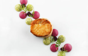 Kinloch Cured Salmon with beetroot and dill dressing